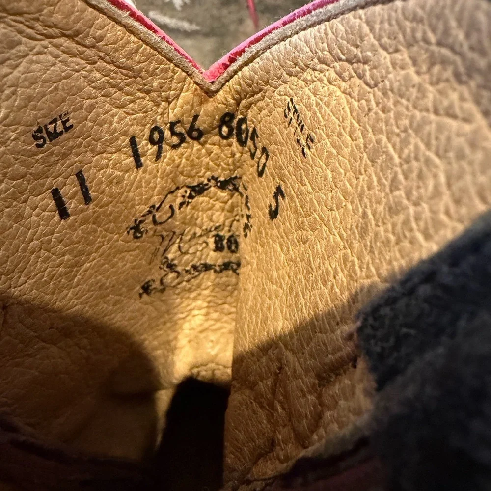 Macie Bean western boots with floral embroidery size kids 11 leather